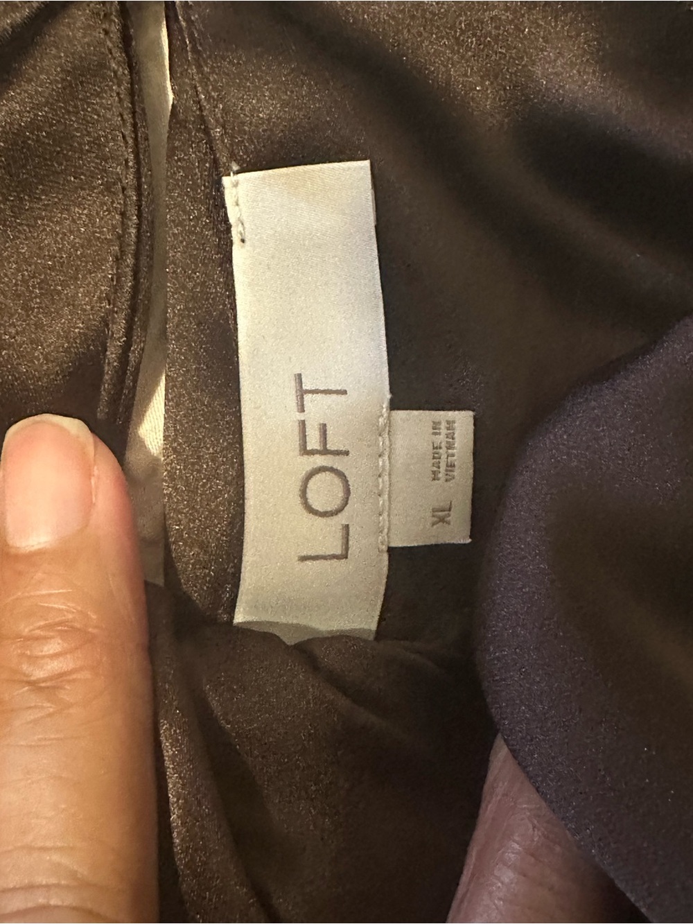 Wide-Leg Satin Pants set in Chocolate Brown - Picture 4 of 6